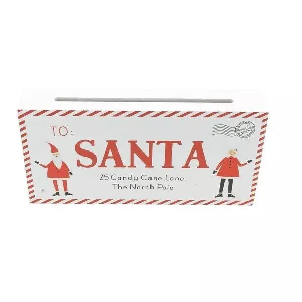 Santa Wooden Letter Box