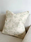 Sage Green And White Floral Print Cushion Cover - Soft FurnishingsSoft Furnishings - Lulu Loves Home