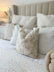 Sage Green And White Floral Print Cushion Cover - Soft FurnishingsSoft Furnishings - Lulu Loves Home