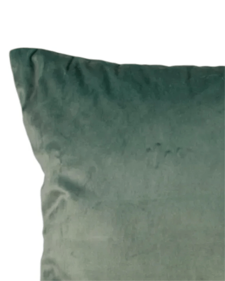 Sage Green Bow Velvet Cushion Cover - Soft FurnishingsSoft Furnishings - Lulu Loves Home