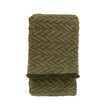 Sage Green Herringbone Sherpa Blanket Throw - Soft FurnishingsSoft Furnishings - Lulu Loves Home