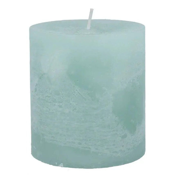 Sage Green Pillar Candle - Lulu Loves Home