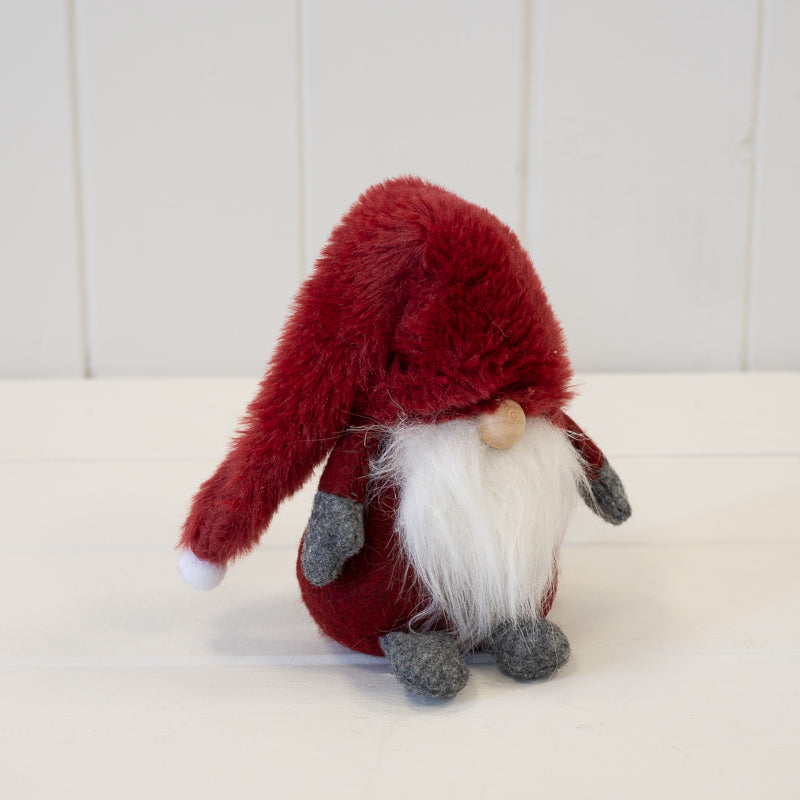 Deep Red Christmas Gonk, W 0 x D 0 x H 12 cm, polyester