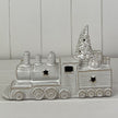 Glazed Ceramic LED Christmas Train, W 24 x D 4 x H 15 cm