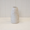 Frosted Snowflake Vase – Tall Frosted Snowflake Vase, W 11 x D 11 x H 21 cm, porcelain