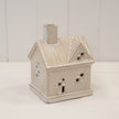 Ceramic Light Up LED House – Ceramic LED House, W 11 x D 11 x H 16 cm, porcelain