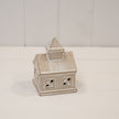 Ceramic Light Up LED House – Ceramic LED House, W 8 x D 7 x H 10 cm, porcelain