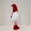 Traditional Red Standing Christmas Gonk, W 17 x D 11 x H 52 cm, cloth ware