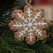 Gingerbread Style Snowflake – Gingerbread Style Snowflake, W 8 x D 1 x H 8 cm, polyresin