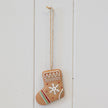 Gingerbread Hanging Stocking – Gingerbread Hanging Stocking, W 7 x D 1 x H 8 cm, polyresin