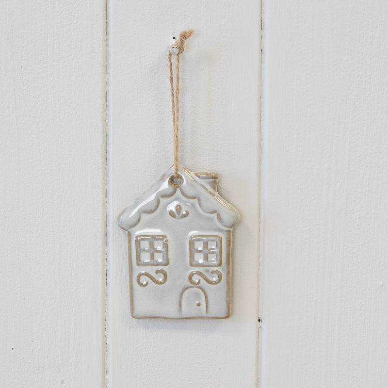 Ceramic Natural Hanging House – Ceramic Natural Hanging House, W 7 x D 9 x H 1 cm, porcelain