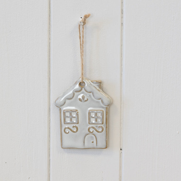 Ceramic Natural Hanging House – Ceramic Natural Hanging House, W 7 x D 9 x H 1 cm, porcelain