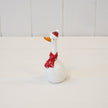 Ceramic Christmas Goose With Scarf – Ceramic Christmas Goose With Scarf Small, W 5 x D 4 x H 11 cm, ceramic