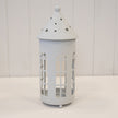 White Rounded Tealight House – Off White Rounded Tealight House Large, W 12 x D 12 x H 29 cm, metal