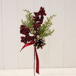 Red Berry Pick With Red Ribbon – Red Berry Pick With Red Ribbon, W 10 x D 4 x H 30 cm