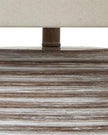 Saturn Wooden Table Lamp With Linen Shade - LightingLighting - Lulu Loves Home