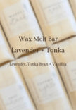 Scented Wax Melt Snap Bar - Lavender & Tonka - Wax MeltsWax Melts - Lulu Loves Home
