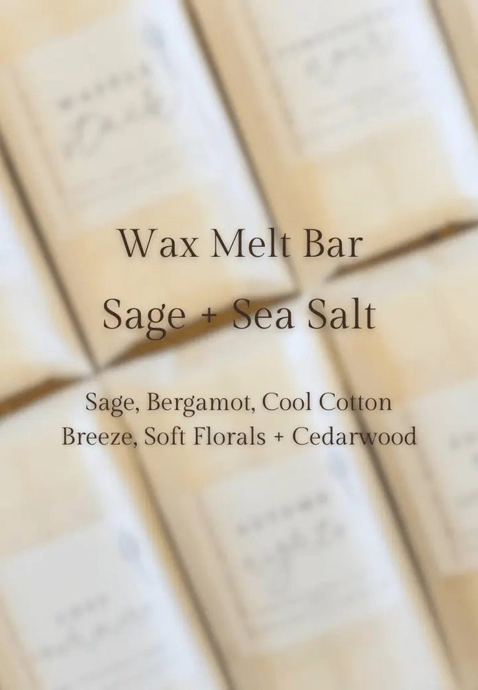 Scented Wax Melt Snap Bar - Sage & Sea Salt - Wax MeltsWax Melts - Lulu Loves Home