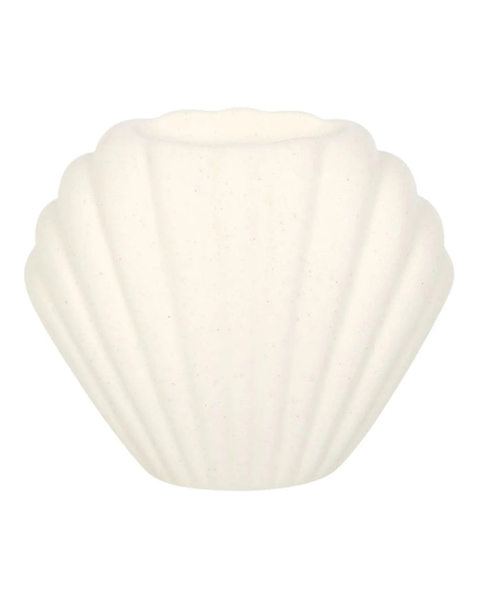 Sea Shell Matte Ceramic Oil Burner and Wax Warmer - Wax Melt BurnersWax Melt Burners - Lulu Loves Home