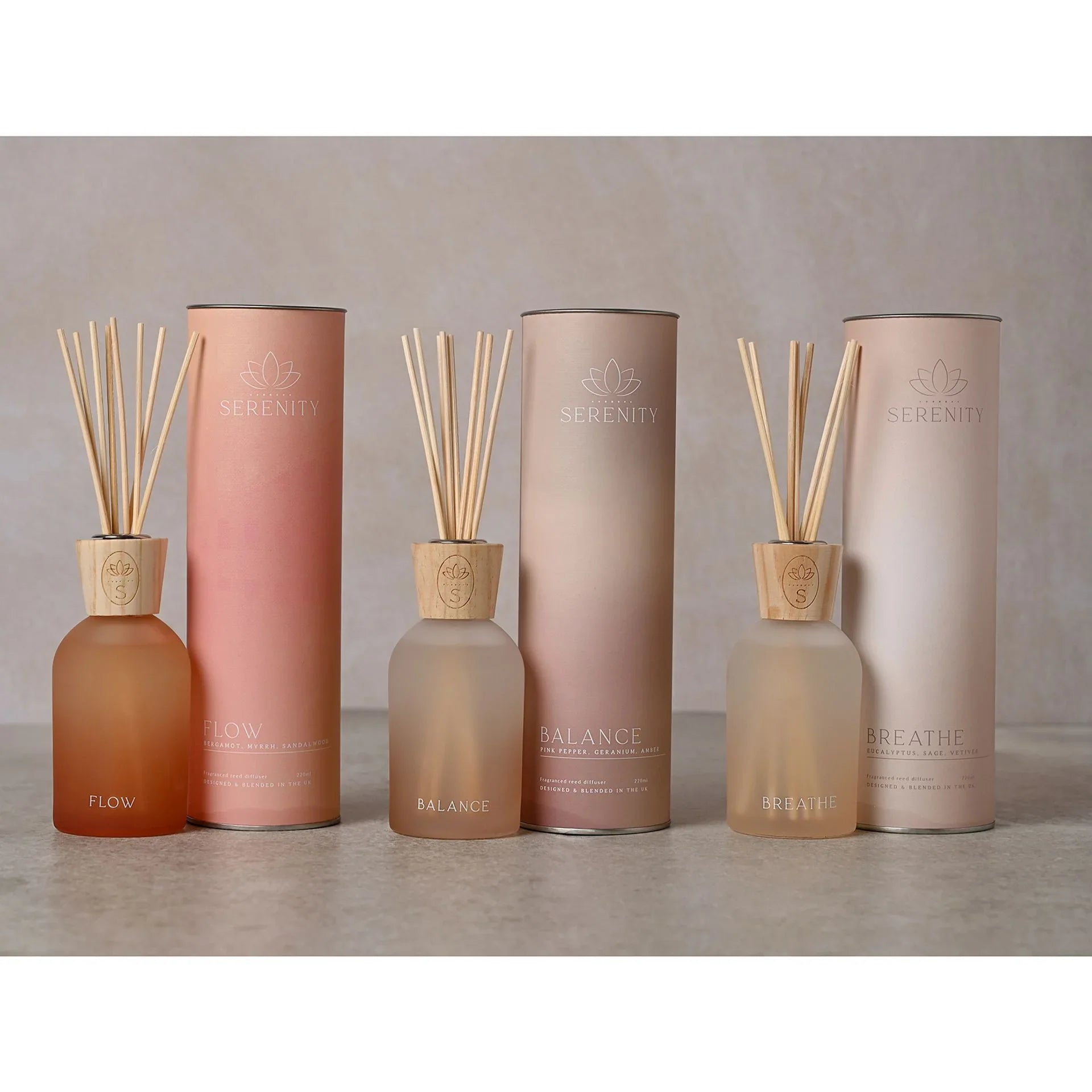 Serenity Breathe Diffuser 220ml Eucalyptus Sage & Vetiver - CandlesCandles - Lulu Loves Home