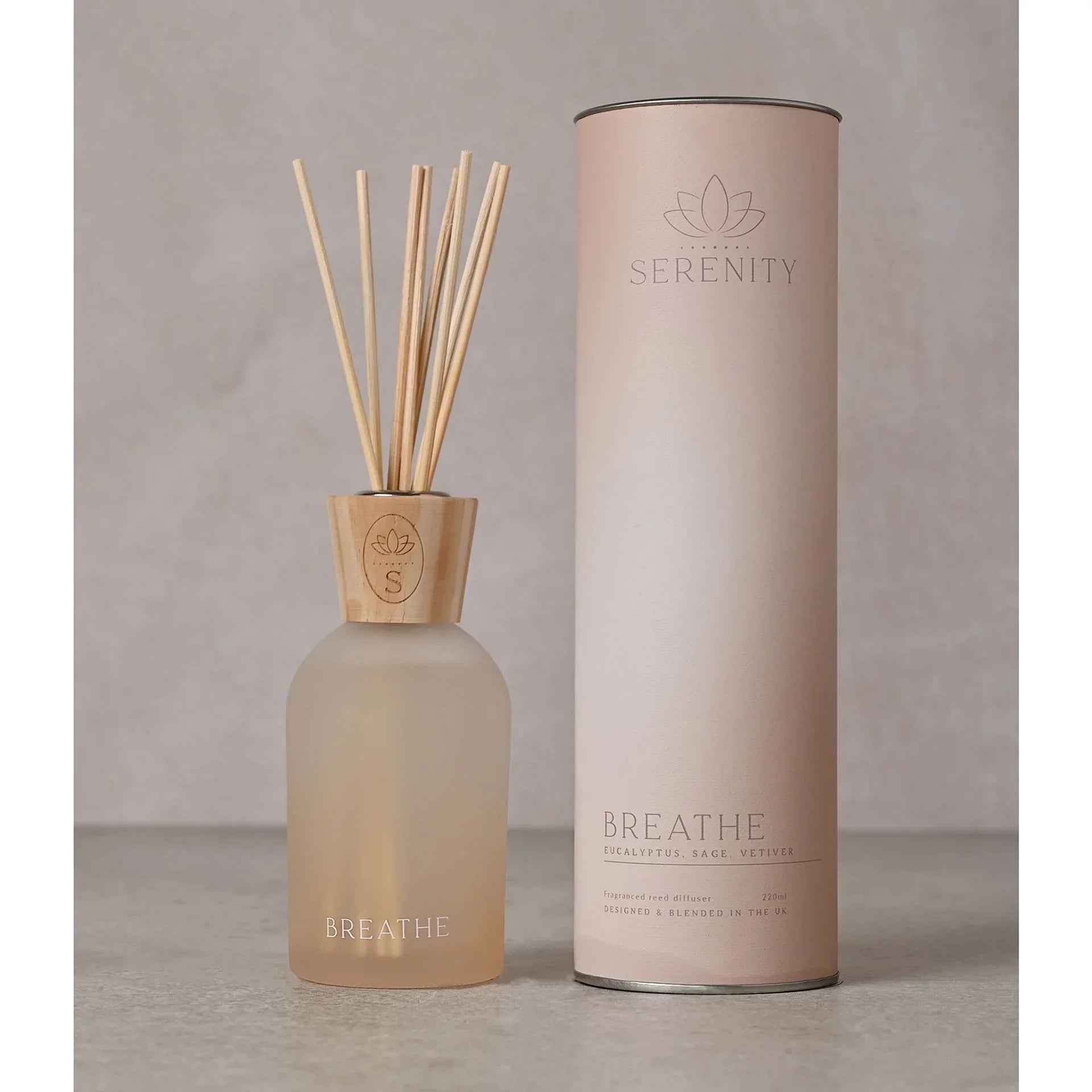 Serenity Breathe Diffuser 220ml Eucalyptus Sage & Vetiver - CandlesCandles - Lulu Loves Home