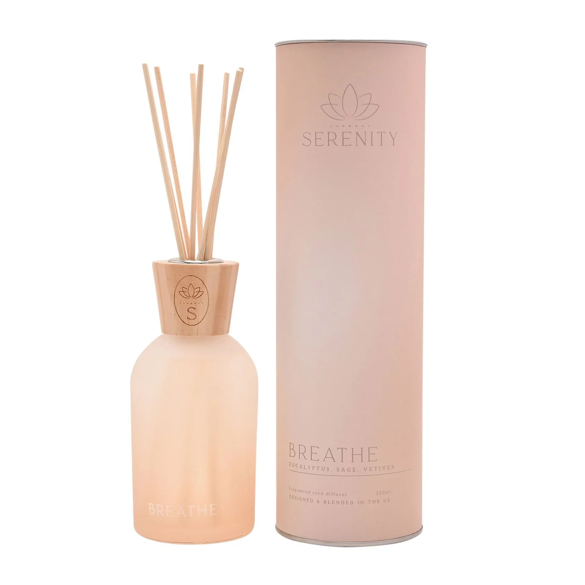 Serenity Breathe Diffuser 220ml Eucalyptus Sage & Vetiver - CandlesCandles - Lulu Loves Home