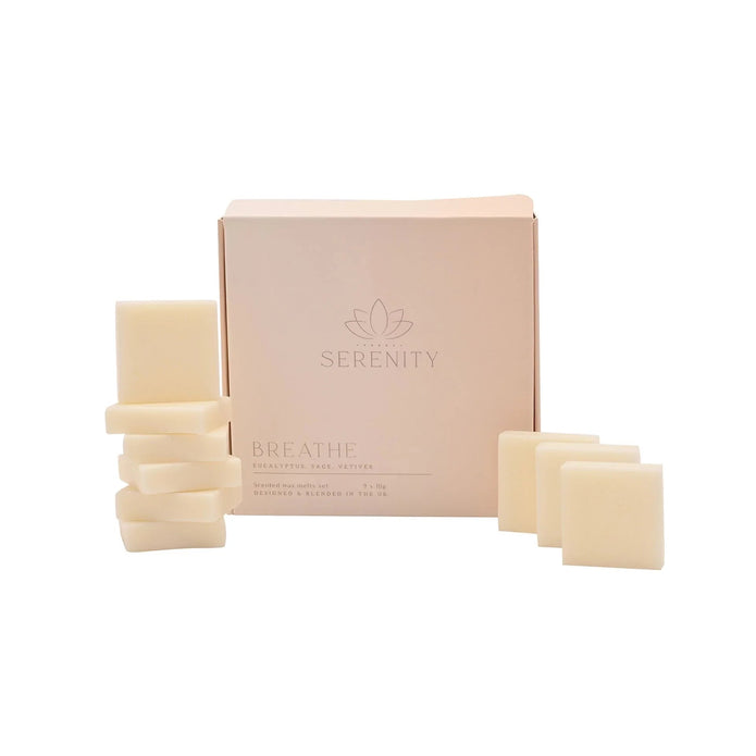 Serenity Breathe Set of 9 Wax Melts Eucalyptus Sage & Vetiver - Home FragranceHome Fragrance - Lulu Loves Home