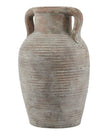 Siena Matt Brown Stone Amphora Vase - VasesVases - Lulu Loves Home