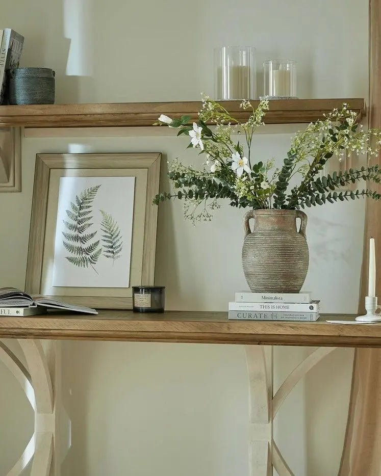 Siena Matt Brown Stone Amphora Vase - VasesVases - Lulu Loves Home