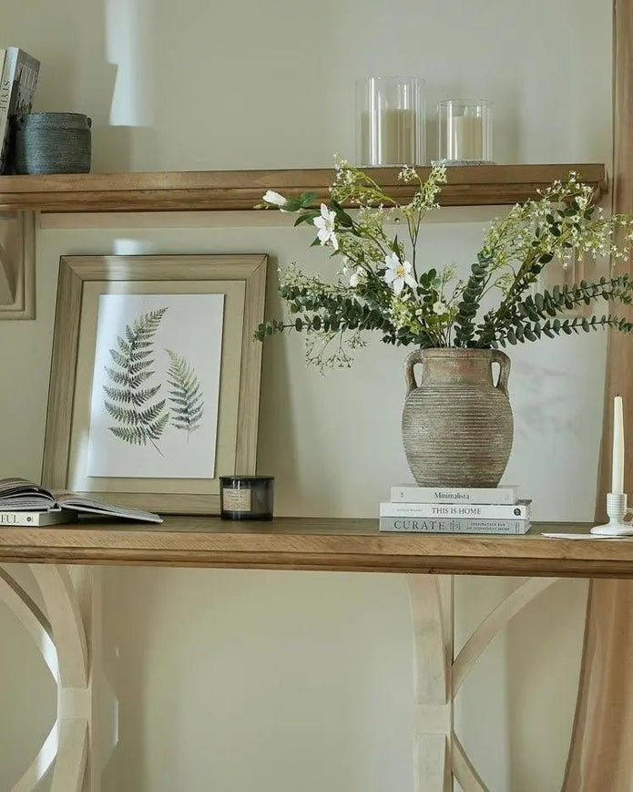 Siena Matt Brown Stone Amphora Vase - VasesVases - Lulu Loves Home