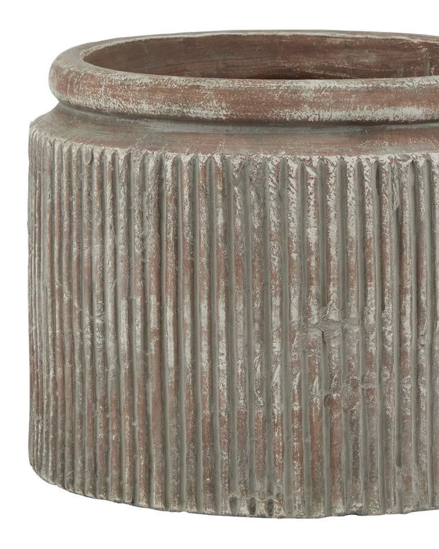 Siena Matt Brown Stone Dolly Plant Pot - Home DecorHome Decor - Lulu Loves Home