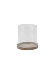 Siena Matt Brown Stone Hurricane Candle Lantern - Home DecorHome Decor - Lulu Loves Home