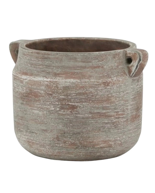 Siena Matt Brown Stone Hydria Pot - VasesVases - Lulu Loves Home
