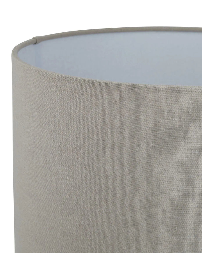 Siena Matt Brown Stone Ribbed Lamp - Medium - LightingLighting - Lulu Loves Home