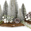 Heaven Sends silver fir Christmas tree decoration with frosted detail