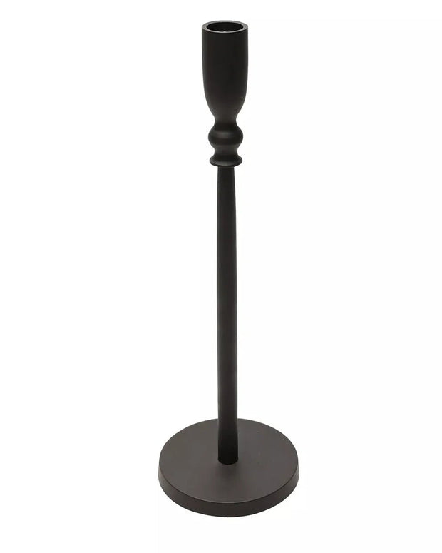 Slim Black Metal Candlestick Holder - Home DecorHome Decor - Lulu Loves Home