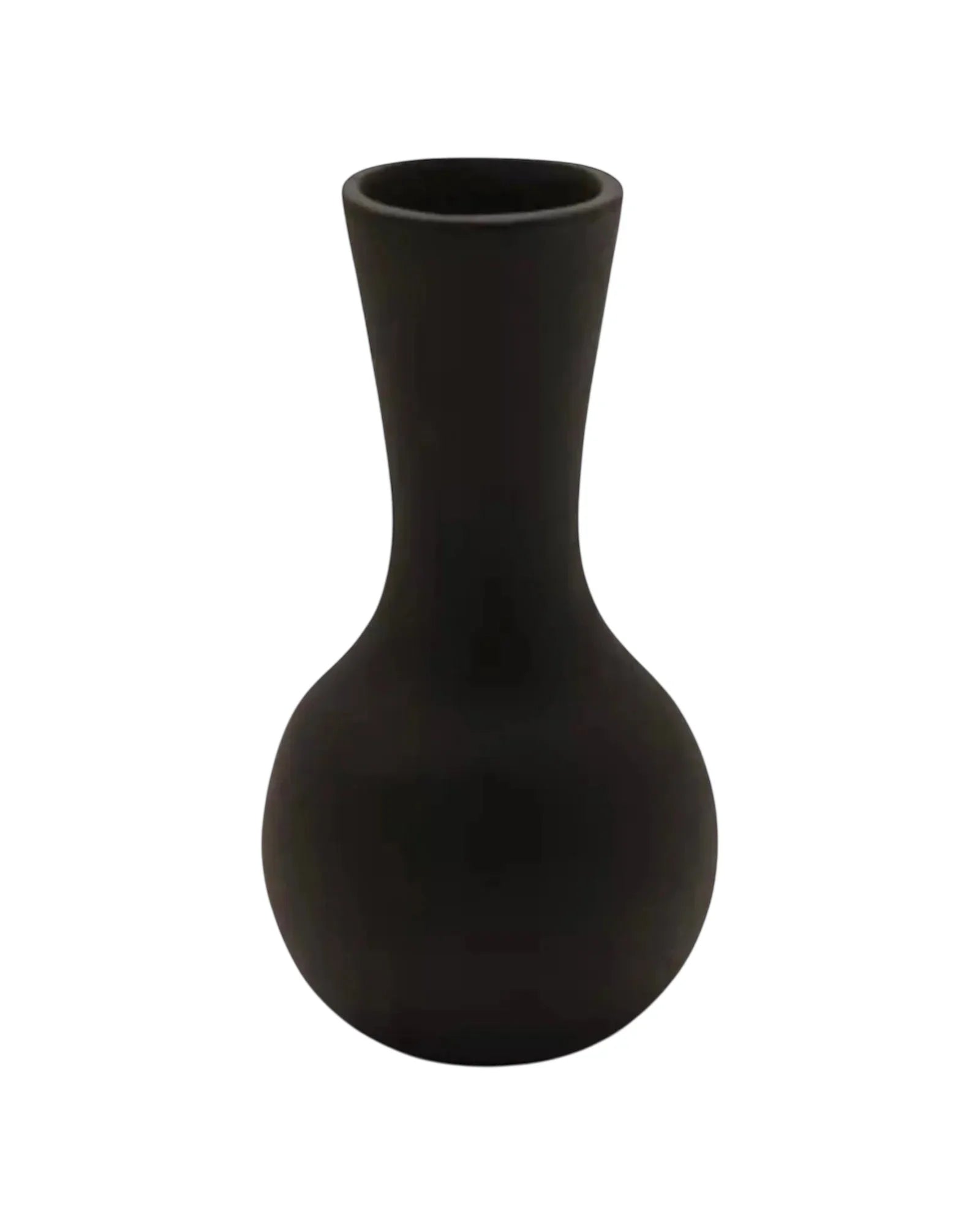 Small Black Bud Vase – Matte Ceramic Japandi Style - Home DecorHome Decor - Lulu Loves Home