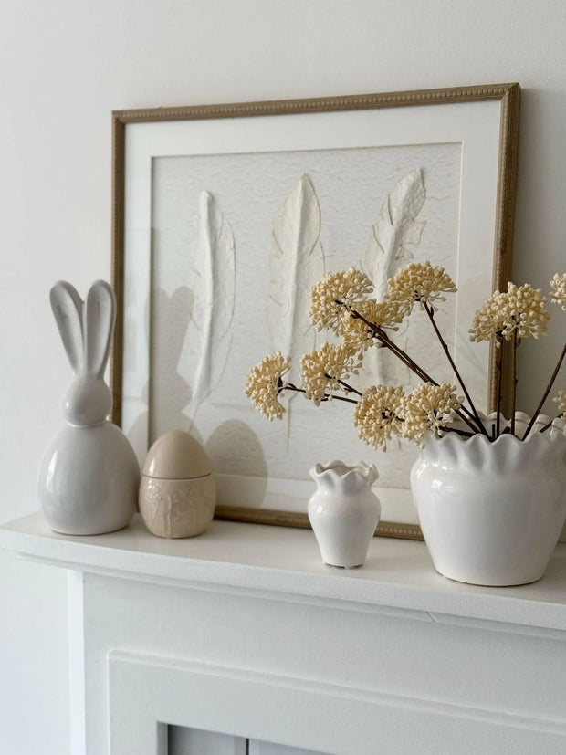 Solli White Feather Picture In Frame - Posters, Prints, & Visual ArtworkPosters, Prints, & Visual Artwork - Lulu Loves Home