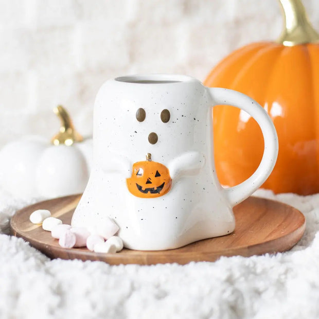 Ghost Shaped Ceramic Mug