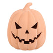 Orange Terracotta Pumpkin Ornament With Cut Out Face
