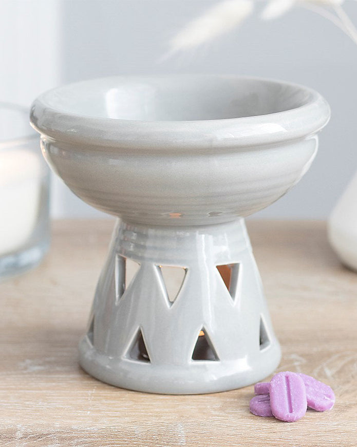 Grey Deep Bowl Wax Melt & Oil Burner