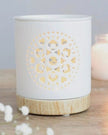 White Mandala Wax Melt Oil Burner - Wax Melt BurnersWax Melt Burners - Lulu Loves Home