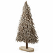 Standing White And Natural Twig Tree on a white studio background.