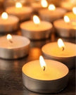 Set of 20 tealight candles from Starlight Express in a clear bag, perfect for decorative or ambient lighting.
