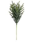 Artificial luxury green spruce Norfolk stem for Christmas decorations by Starlight Express, showcasing lush, realistic pine branches.