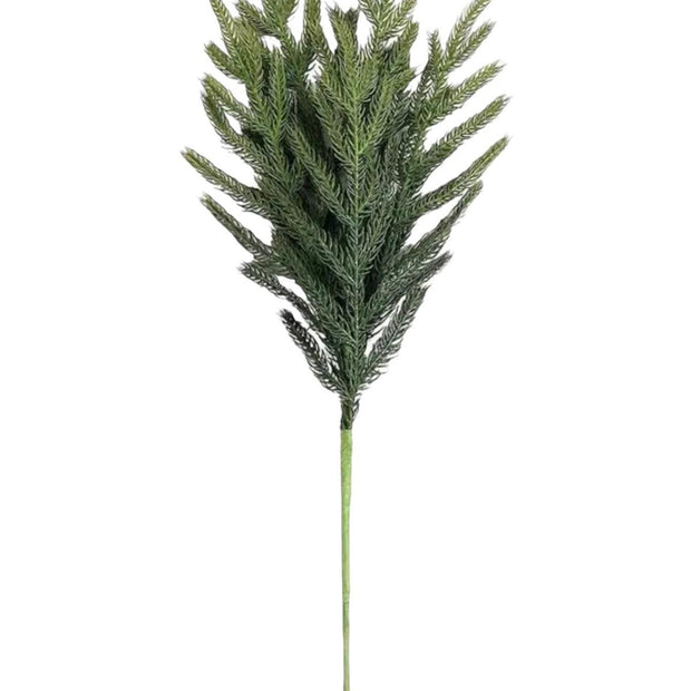 Artificial luxury green spruce Norfolk stem for Christmas decorations by Starlight Express, showcasing lush, realistic pine branches.
