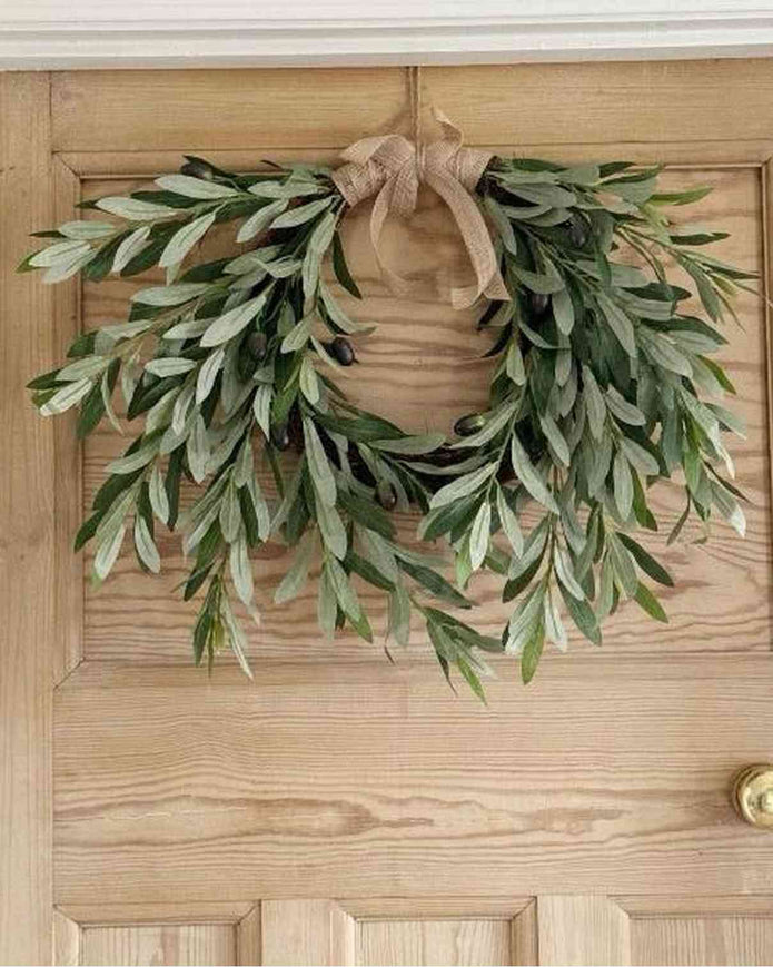 Faux Foliage - Olive Stem Wreath