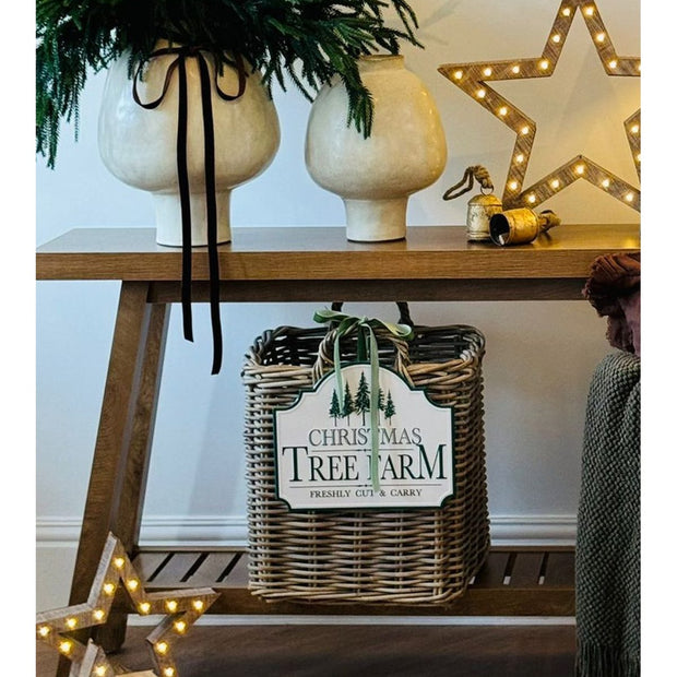 Rustic natural extra large wood effect console table by Starlight Express, featuring a sturdy wooden finish and spacious surface.