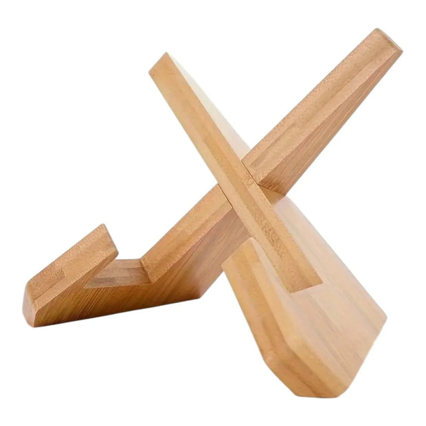 Light wood book stand by Starlight Express, featuring a simple and elegant design for home decor and book display.