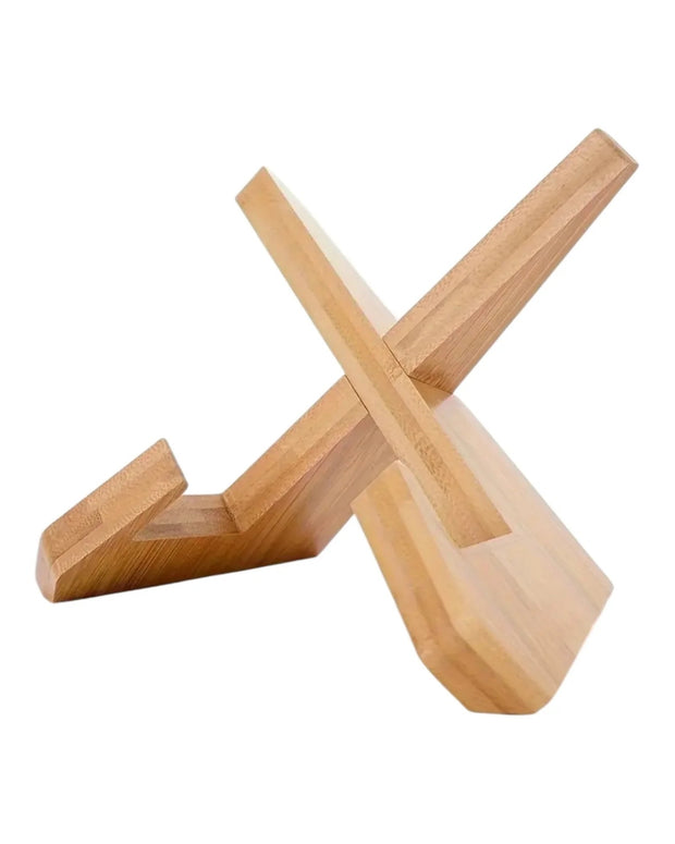Light wood book stand by Starlight Express, featuring a simple and elegant design for home decor and book display.